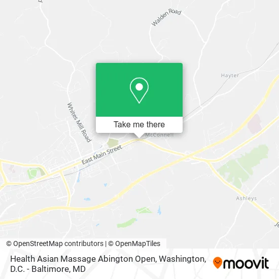 Health Asian Massage Abington Open map
