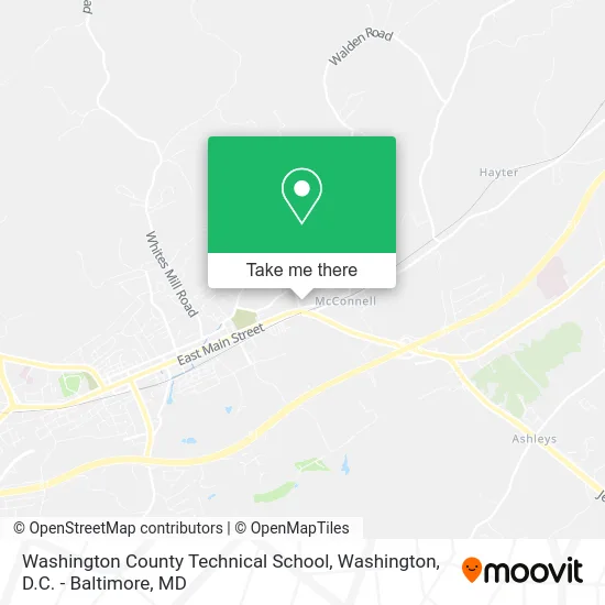 Washington County Technical School map