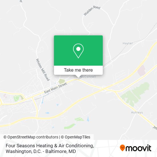 Mapa de Four Seasons Heating & Air Conditioning