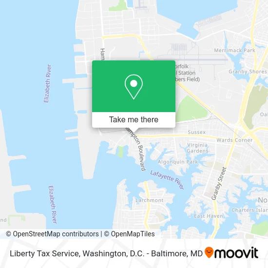 Liberty Tax Service map