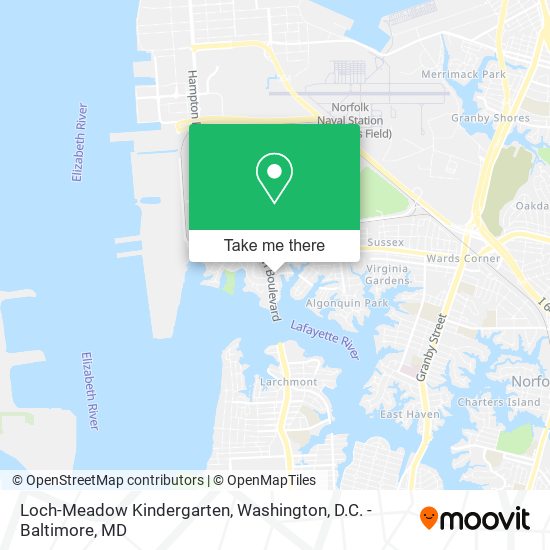 Loch-Meadow Kindergarten map