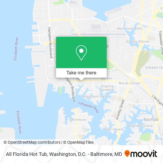 All Florida Hot Tub map
