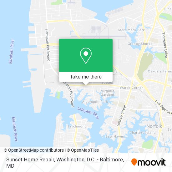 Mapa de Sunset Home Repair