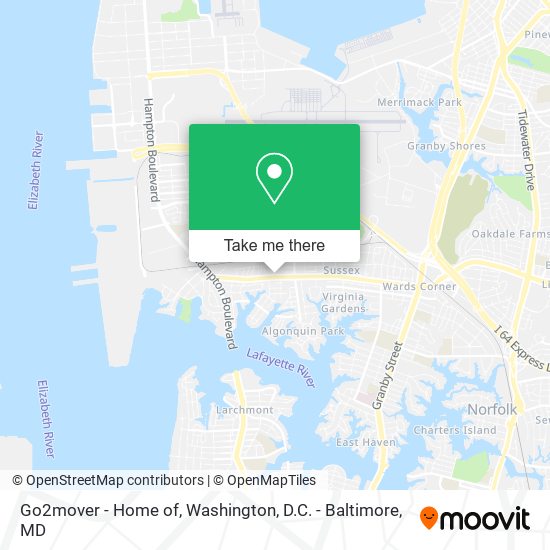 Mapa de Go2mover - Home of