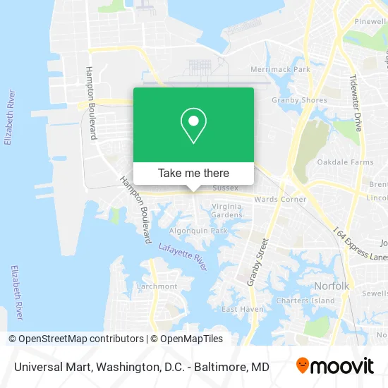Universal Mart map