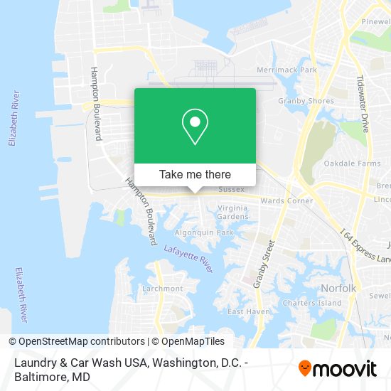 Mapa de Laundry & Car Wash USA