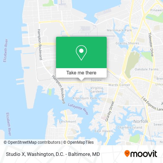 Studio X map