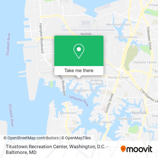 Mapa de Titustown Recreation Center