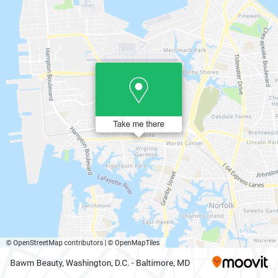 Bawm Beauty map