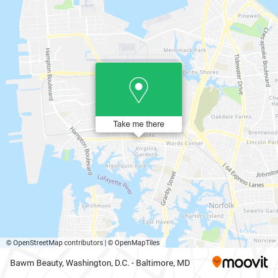 Bawm Beauty map