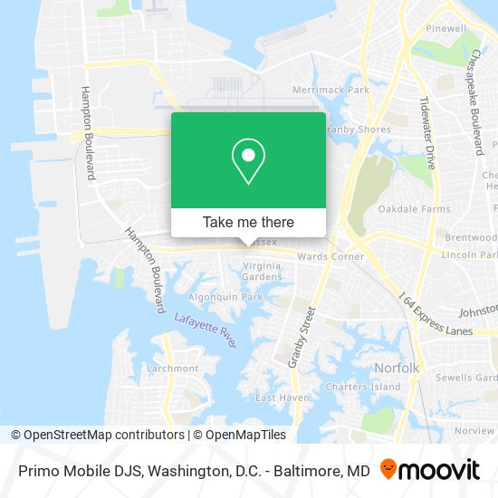 Primo Mobile DJS map