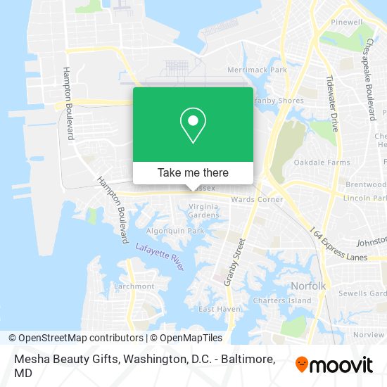 Mesha Beauty Gifts map