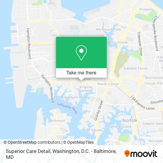 Superior Care Detail map