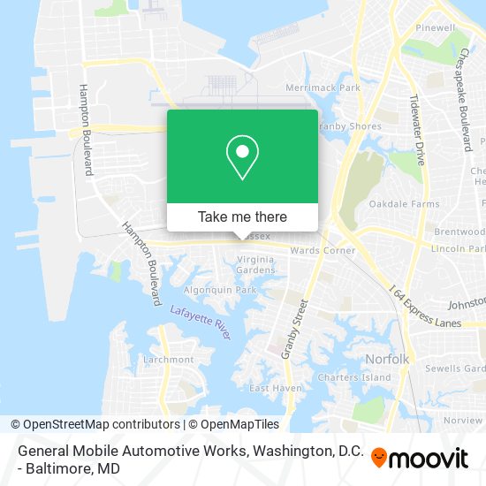 Mapa de General Mobile Automotive Works