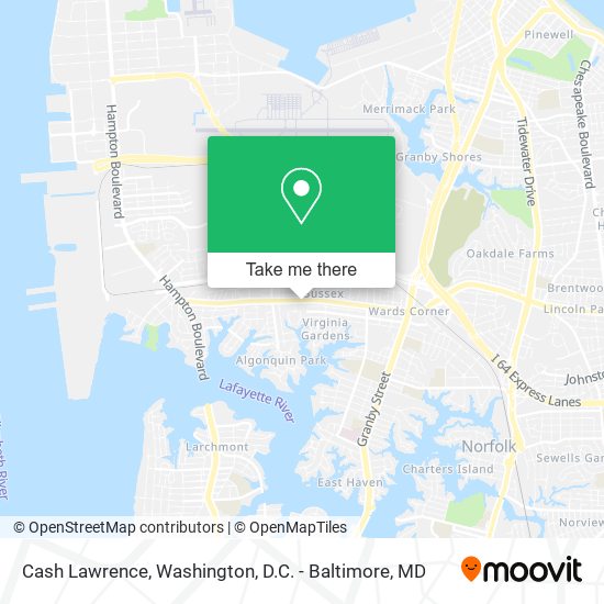 Cash Lawrence map