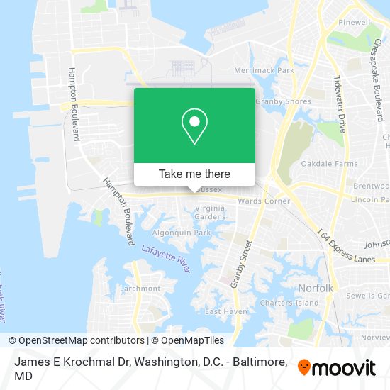 James E Krochmal Dr map