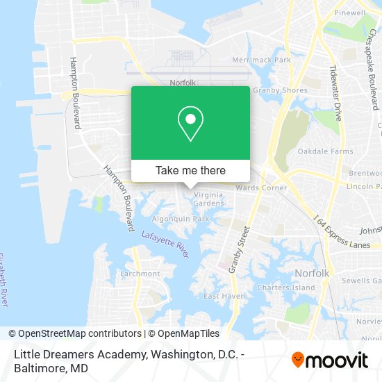 Little Dreamers Academy map