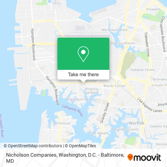 Nicholson Companies map