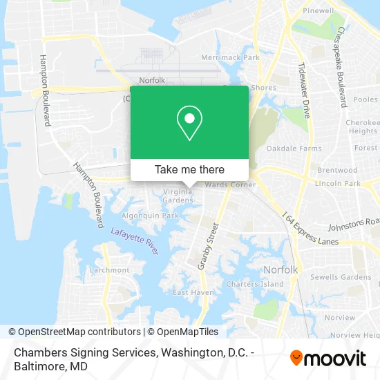 Chambers Signing Services map