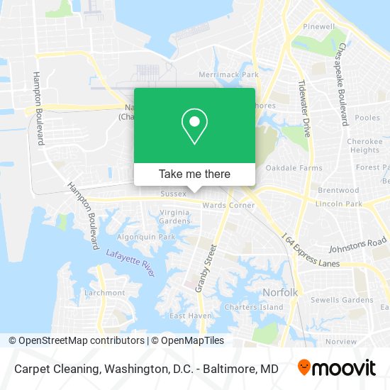 Mapa de Carpet Cleaning