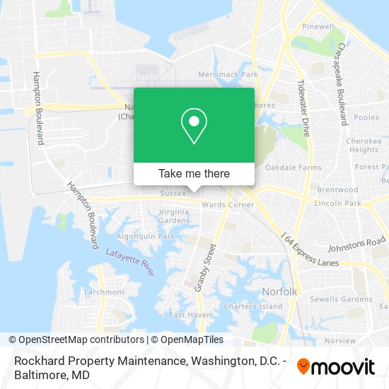 Rockhard Property Maintenance map