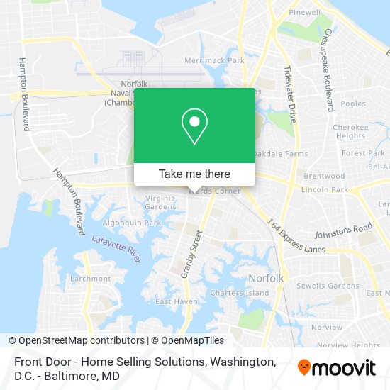Front Door - Home Selling Solutions map