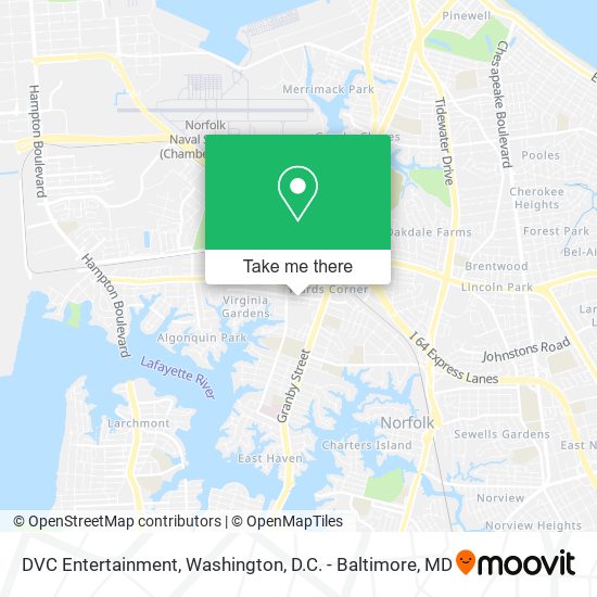 DVC Entertainment map