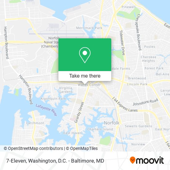 7-Eleven map