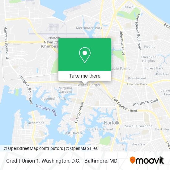 Credit Union 1 map