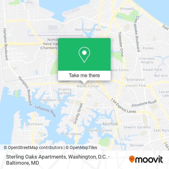 Sterling Oaks Apartments map