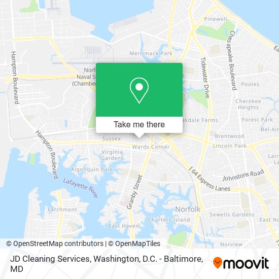 JD Cleaning Services map