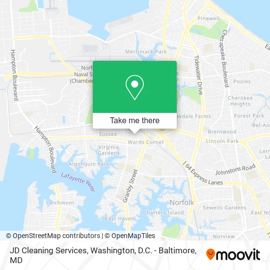 JD Cleaning Services map