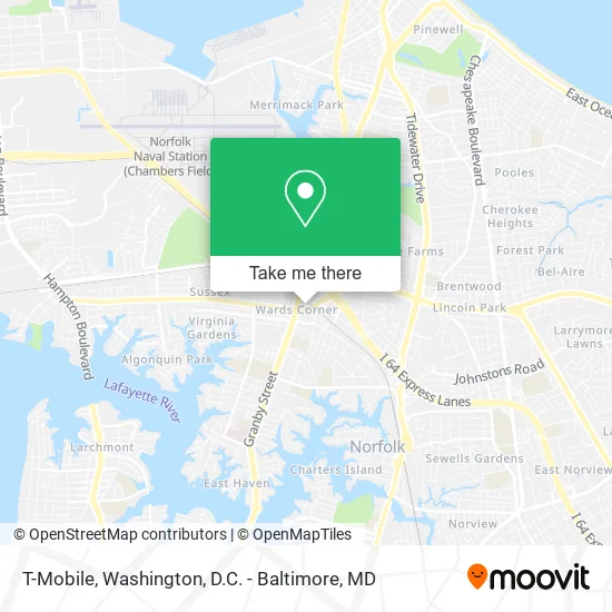 T-Mobile map