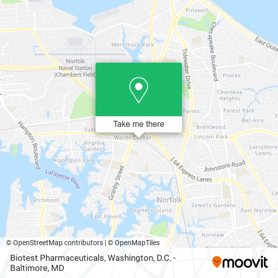 Biotest Pharmaceuticals map