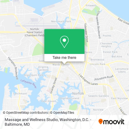 Mapa de Massage and Wellness Studio