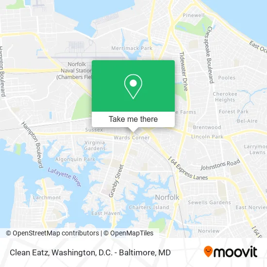 Clean Eatz map