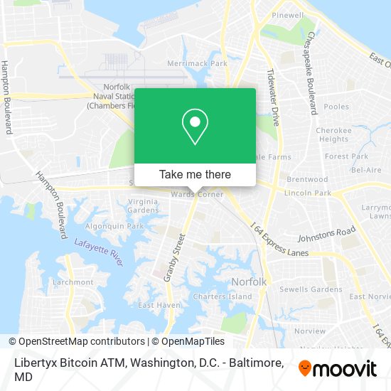 Libertyx Bitcoin ATM map