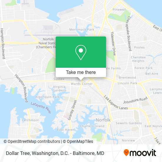 Dollar Tree map