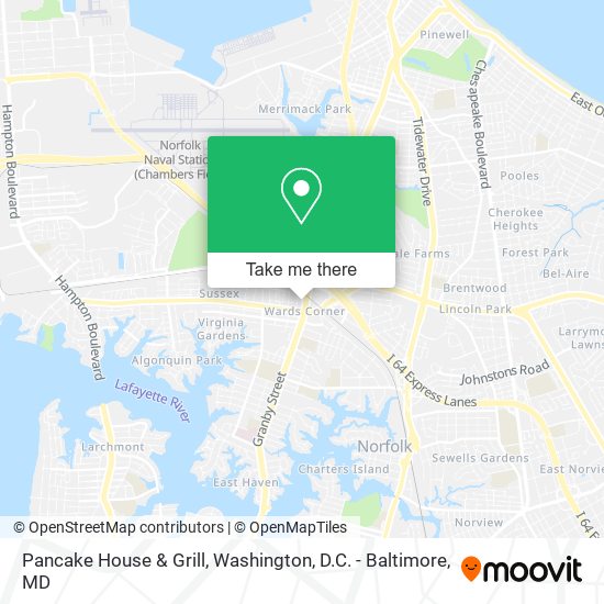 Pancake House & Grill map