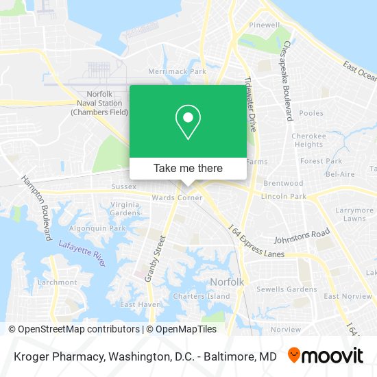 Kroger Pharmacy map