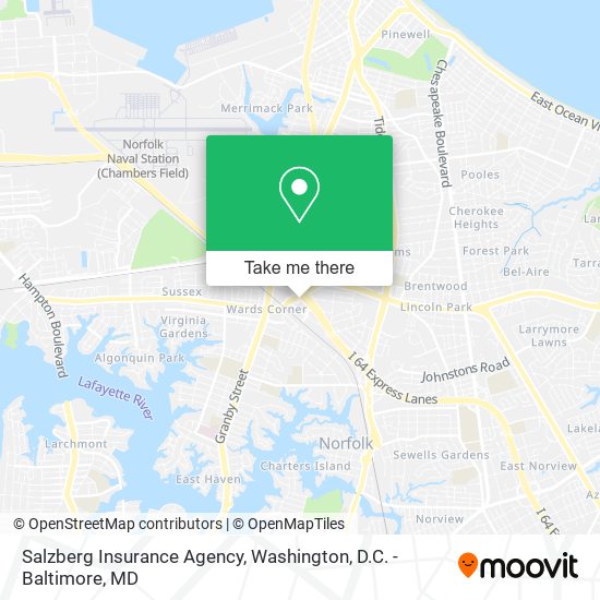 Salzberg Insurance Agency map