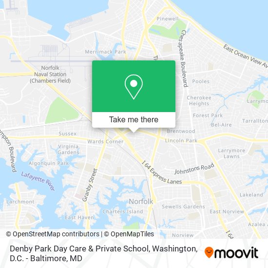 Denby Park Day Care & Private School map