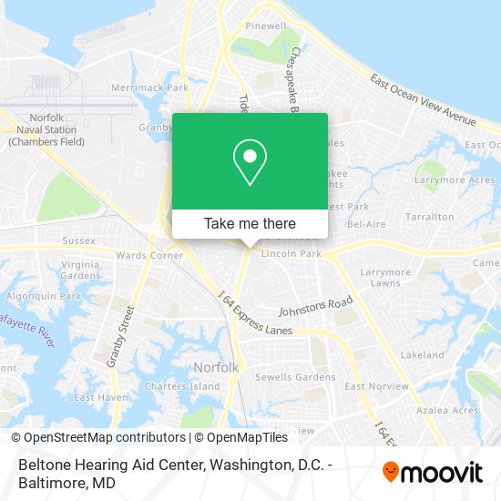 Beltone Hearing Aid Center map