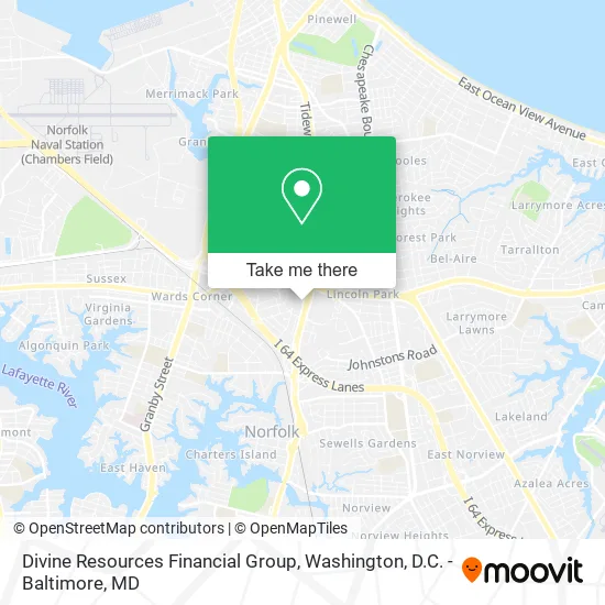 Divine Resources Financial Group map