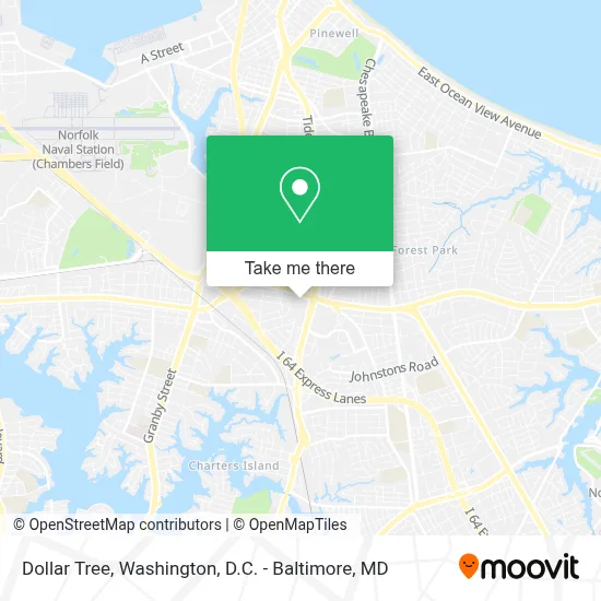 Dollar Tree map