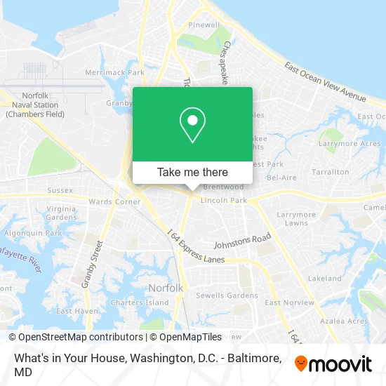 What's in Your House map