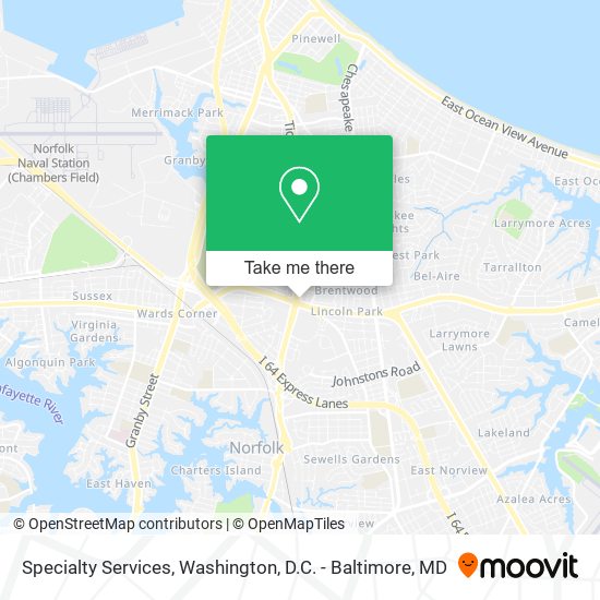 Mapa de Specialty Services