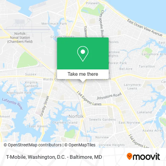 T-Mobile map