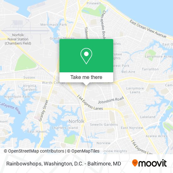 Mapa de Rainbowshops