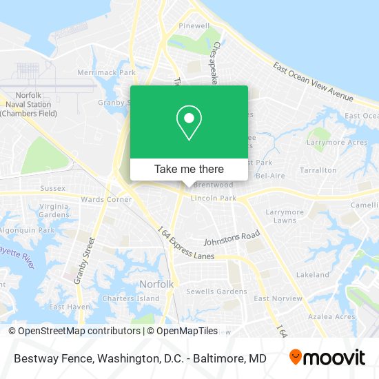 Bestway Fence map